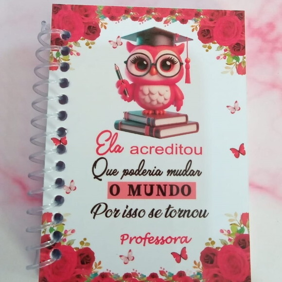Caderno Universitário 100 Folhas Dia dos Professores