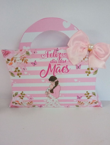 Caixa Almofada Dia das Mães