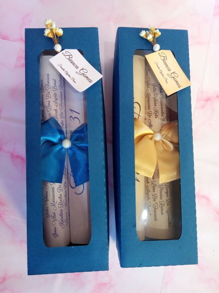 Caixa Convite Pergaminho