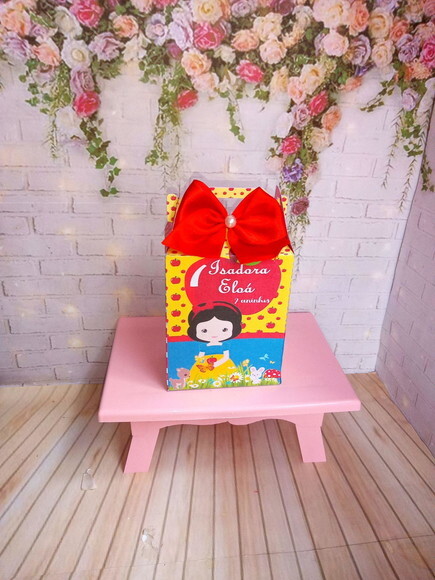 Caixa Lancheirinha Branca de Neve Cute