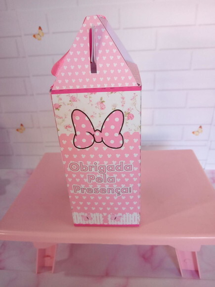 Caixa Lancheirinha Jardim da Minnie Rosa