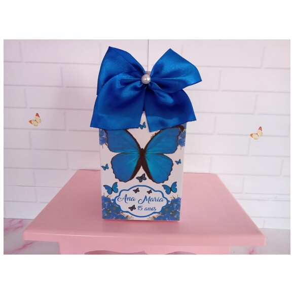 Caixa Milk Borboleta Azul 2.0