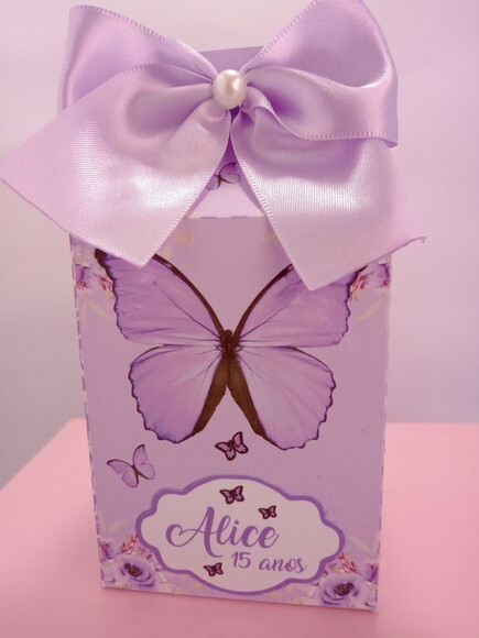 Caixa Milk Borboleta Lilás