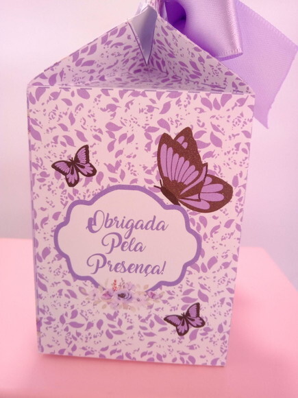 Caixa Milk Borboleta Lilás