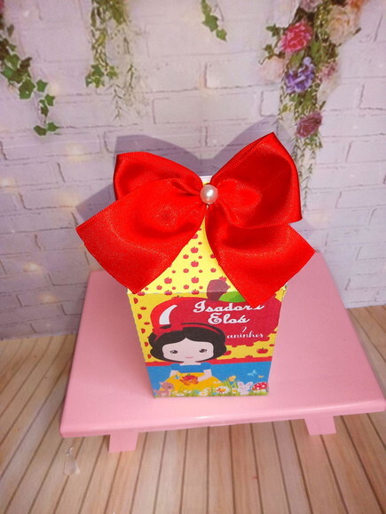 Caixa Milk Branca de Neve Cute