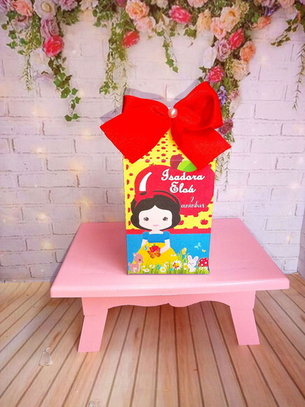 Caixa Milk Branca de Neve Cute