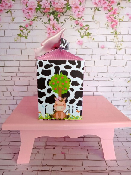 Caixa Milk Fazendinha Rosa