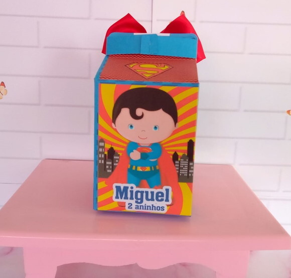 Caixa Milk Heróis Cute