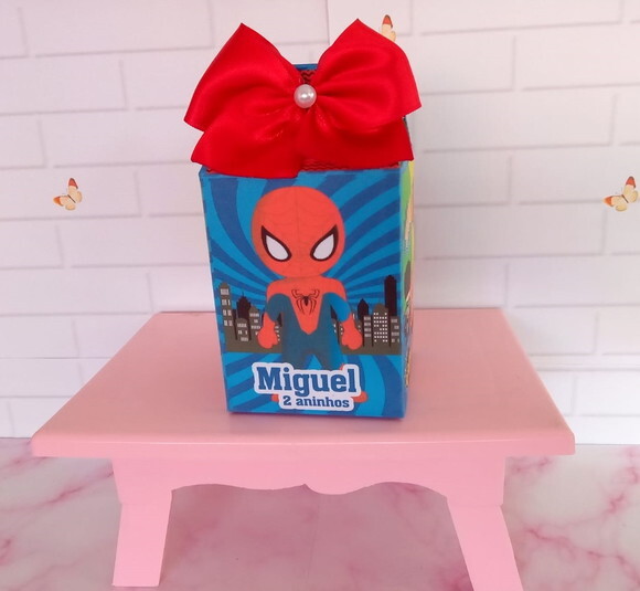 Caixa Milk Heróis Cute