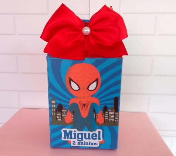 Caixa Milk Heróis Cute
