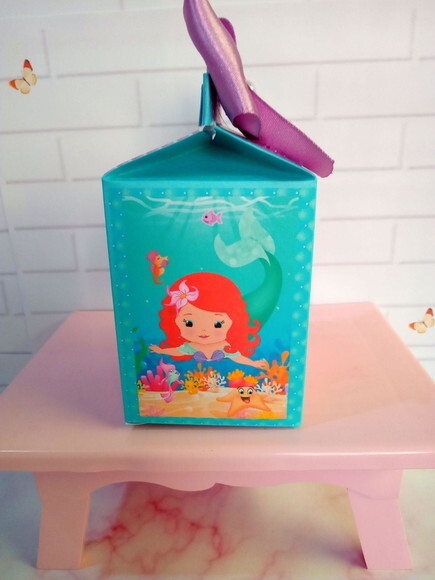 Caixa Milk Pequena Sereia Cute