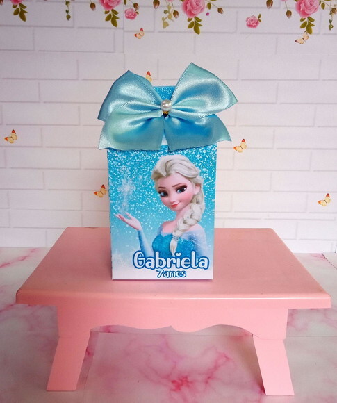 Caixa Milk Personalizada Frozen