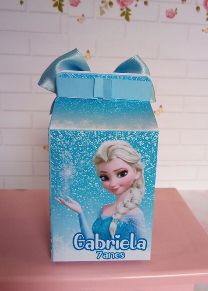 Caixa Milk Personalizada Frozen