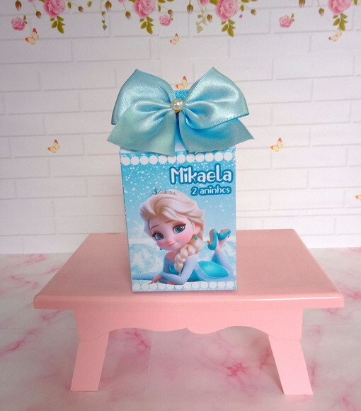 Caixa Milk Personalizada Frozen Cute
