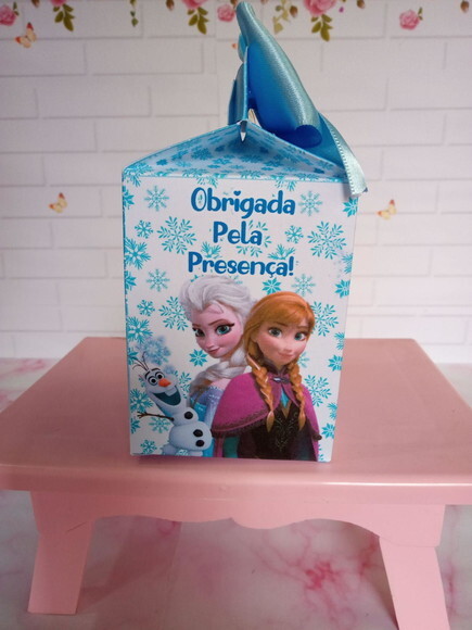 Caixa Milk Personalizada Frozen