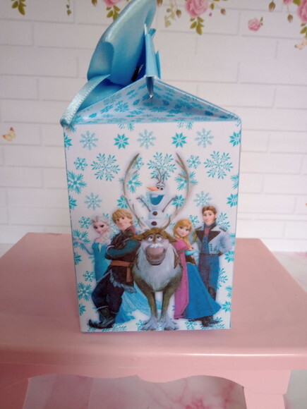Caixa Milk Personalizada Frozen
