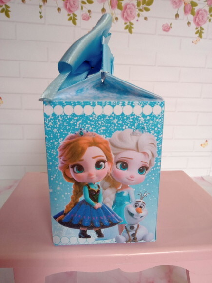 Caixa Milk Personalizada Frozen Cute