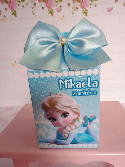 Caixa Milk Personalizada Frozen Cute