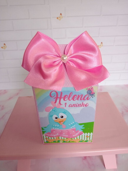 Caixa Milk Personalizada Galinha Pintadinha Candy Color