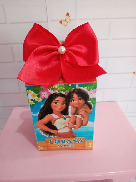 Caixa Milk Personalizada Moana 2