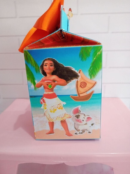 Caixa Milk Personalizada Moana