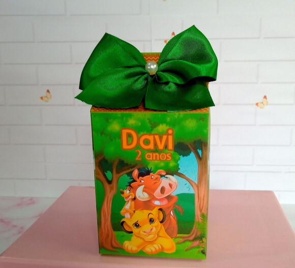 Caixa Milk Personalizada o Rei Leão