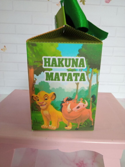 Caixa Milk Personalizada o Rei Leão