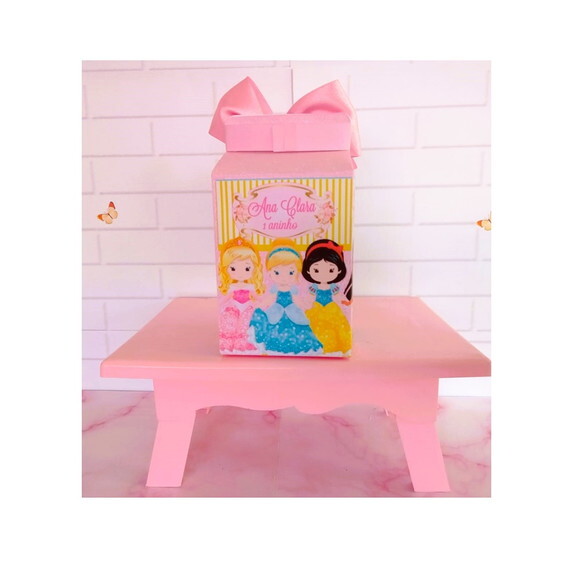 Caixa Milk Princesas Cute