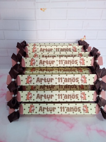 Caixa para Bala de Goma Capivara