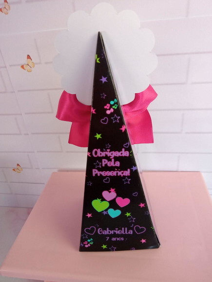 Caixa Pirâmide Festa Neon 2.0