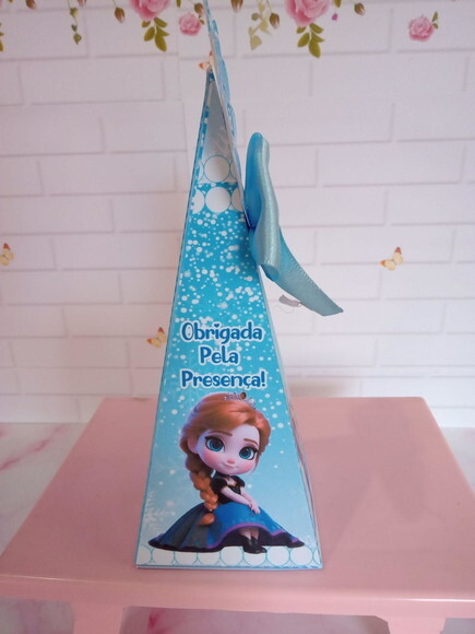 Caixa Pirâmide Frozen Cute
