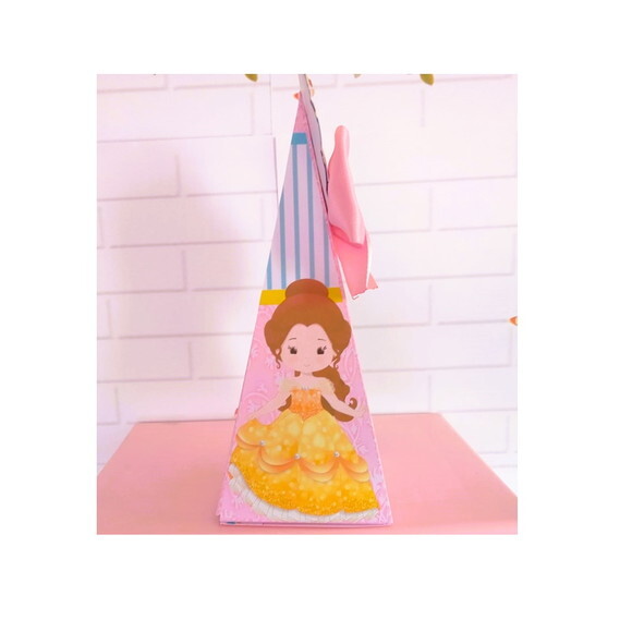 Caixa Pirâmide Princesas Cute