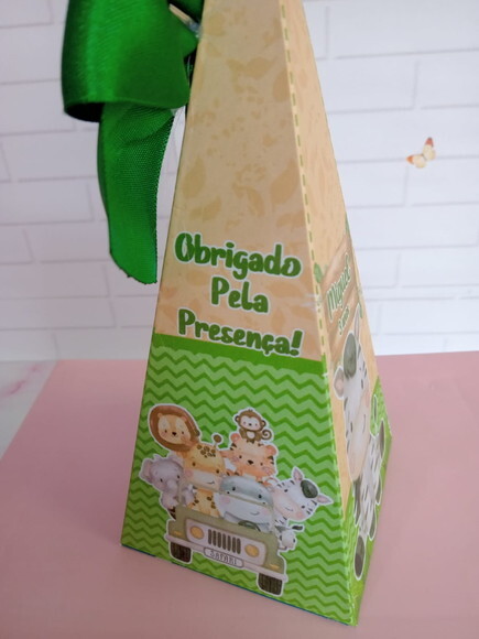 Caixa Pirâmide Safari Menino