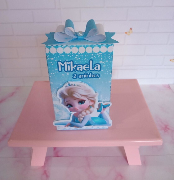 Caixa Retangular Alta Frozen Cute