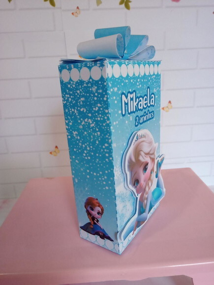 Caixa Retangular Alta Frozen Cute