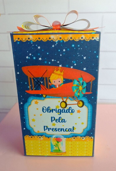 Caixa Retangular Alta Pequeno Príncipe
