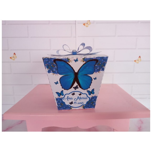 Caixa Sushi Borboleta Azul 2.0