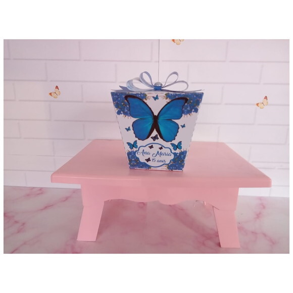 Caixa Sushi Borboleta Azul 2.0