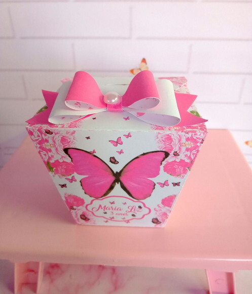 Caixa Sushi Borboleta Pink