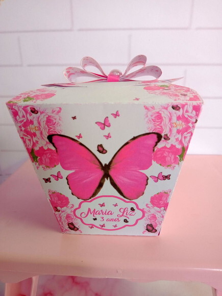 Caixa Sushi Borboleta Pink