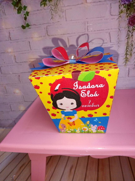 Caixa Sushi Branca de Neve Cute
