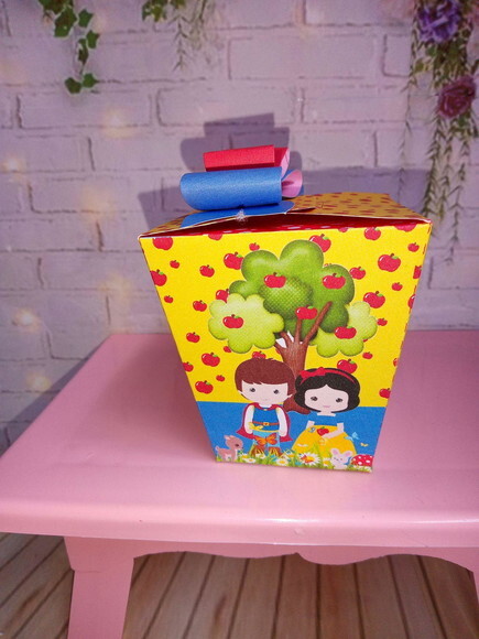 Caixa Sushi Branca de Neve Cute