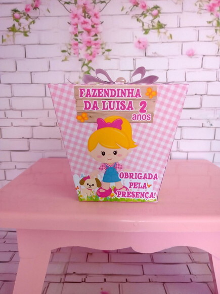 Caixa Sushi Fazendinha Rosa