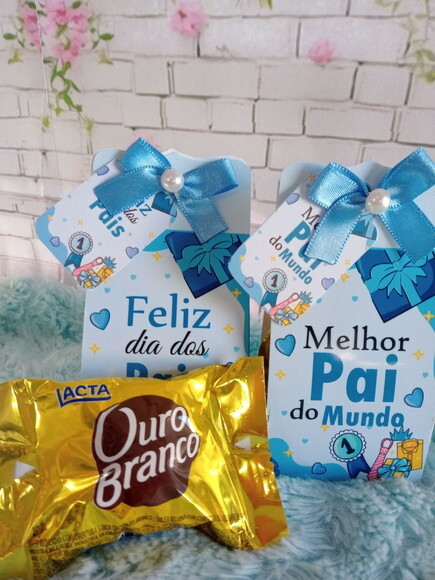 Caixinha com Bombom - Dia dos Pais