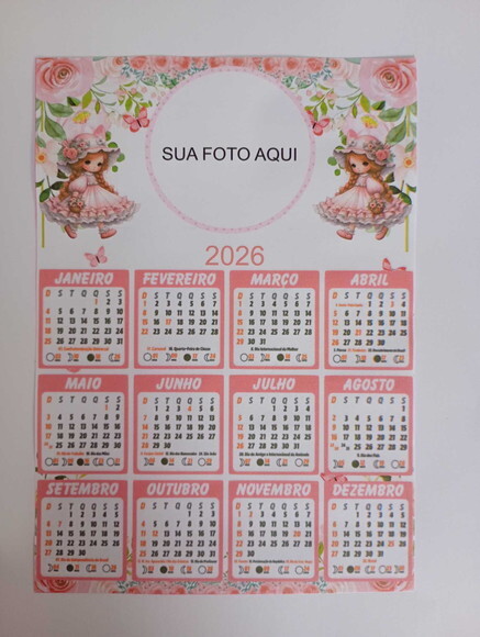 Calendário Personalizado 2025
