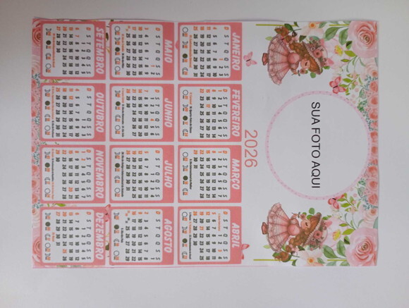 Calendário Personalizado 2025