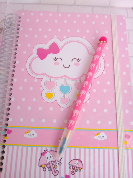 Caneta Bic Personalizada com Mini Pompom
