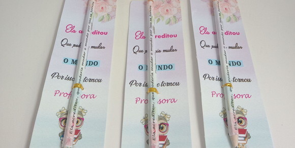 Caneta na Card Dia dos Professores