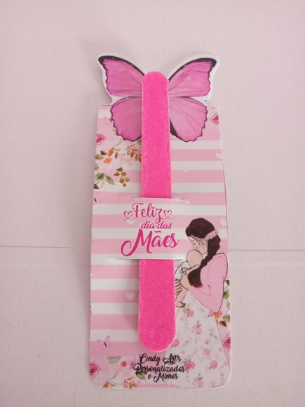 Card com Mini Lixa Dia das Mães