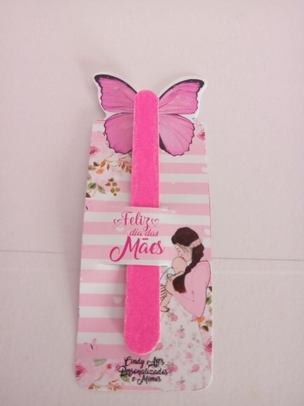 Card com Mini Lixa Dia das Mães